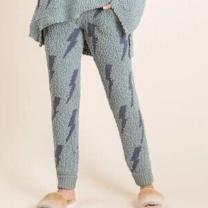 BiBi Cozy Soft Hairy Popcorn Sweater Pants